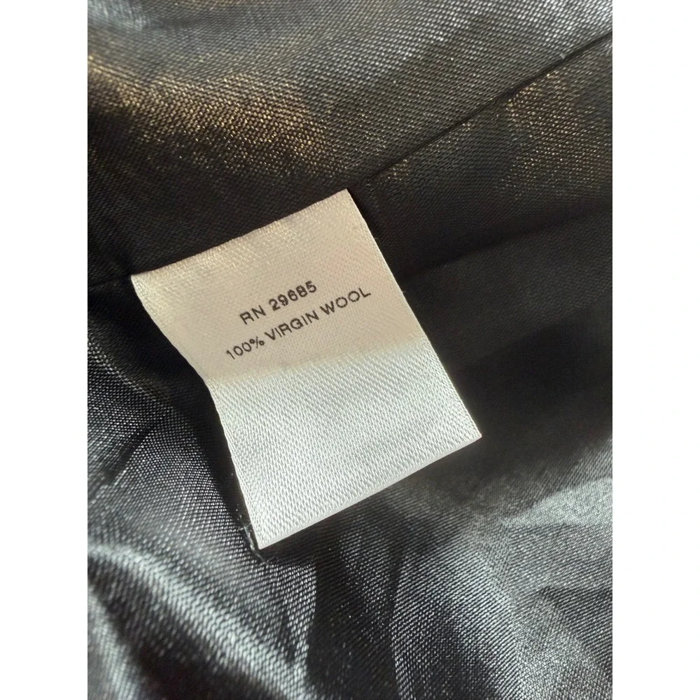 Pendleton Trousers Women's 16W Black 100% Virgin Wool Pleated Lined‎ Pants USA
